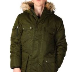 Sean John Hooded Parka with fur